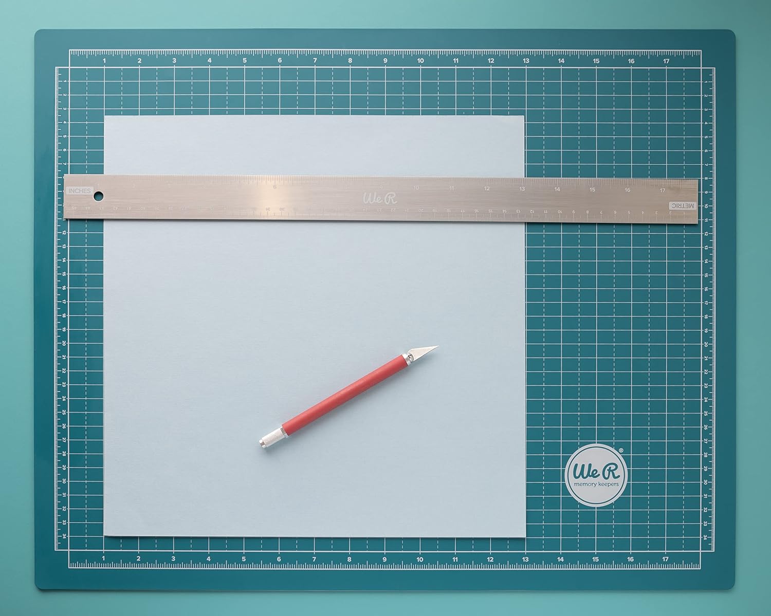 Front view of the We R Makers Large 18x14 Magnetic Mat.