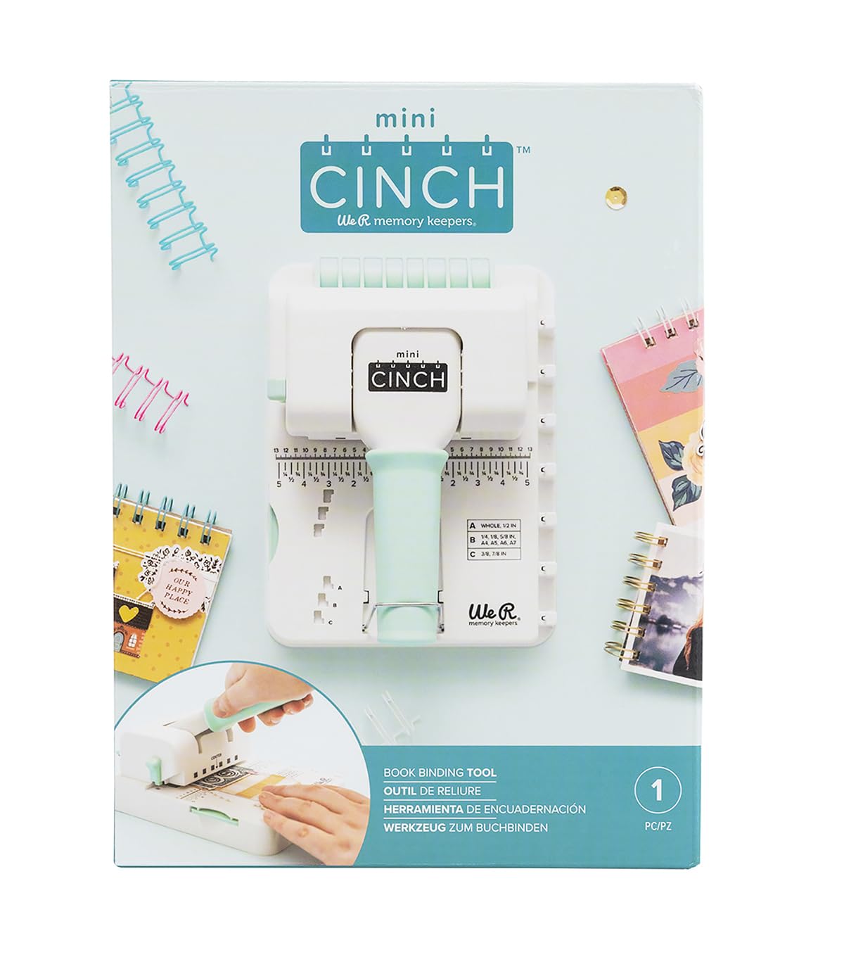 Cinch Con We R Makers Mini Cinch Book Binding Machine – American Crafts