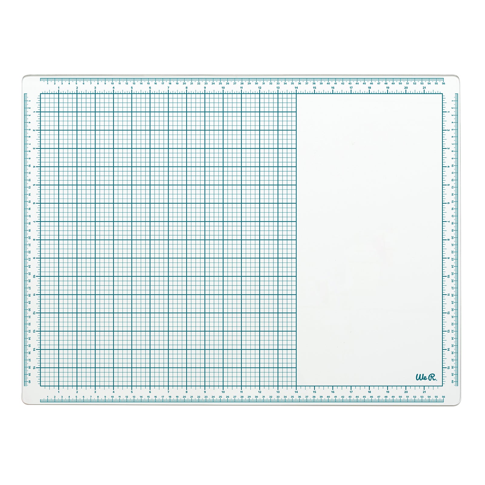 Front view of the We R Makers Mixed Media 16x22 Glass Mat.