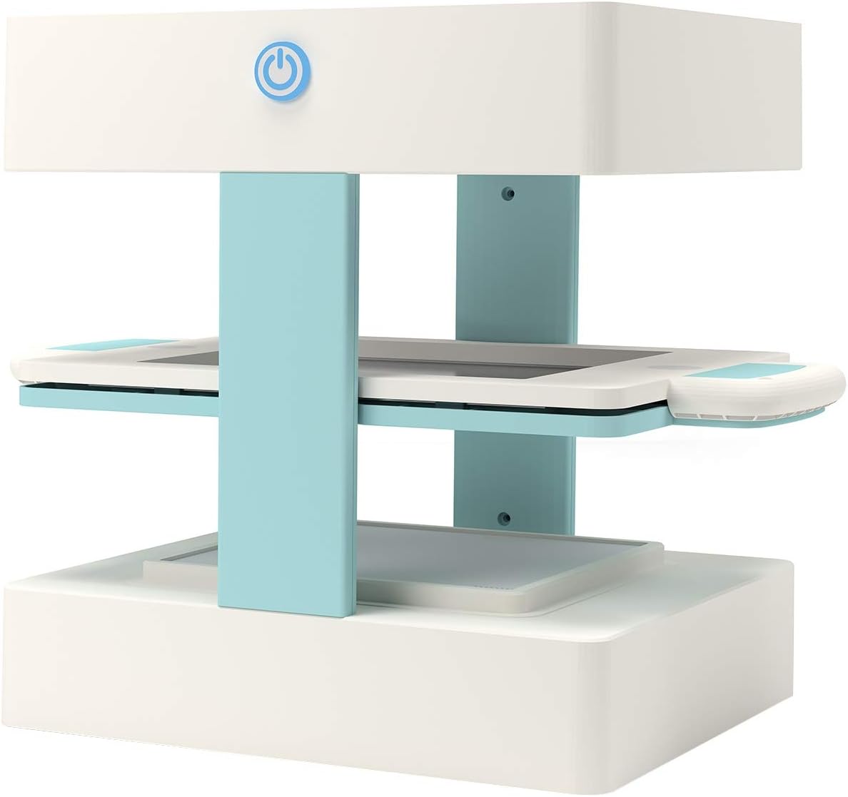 Side view of the Mold Press Machine.