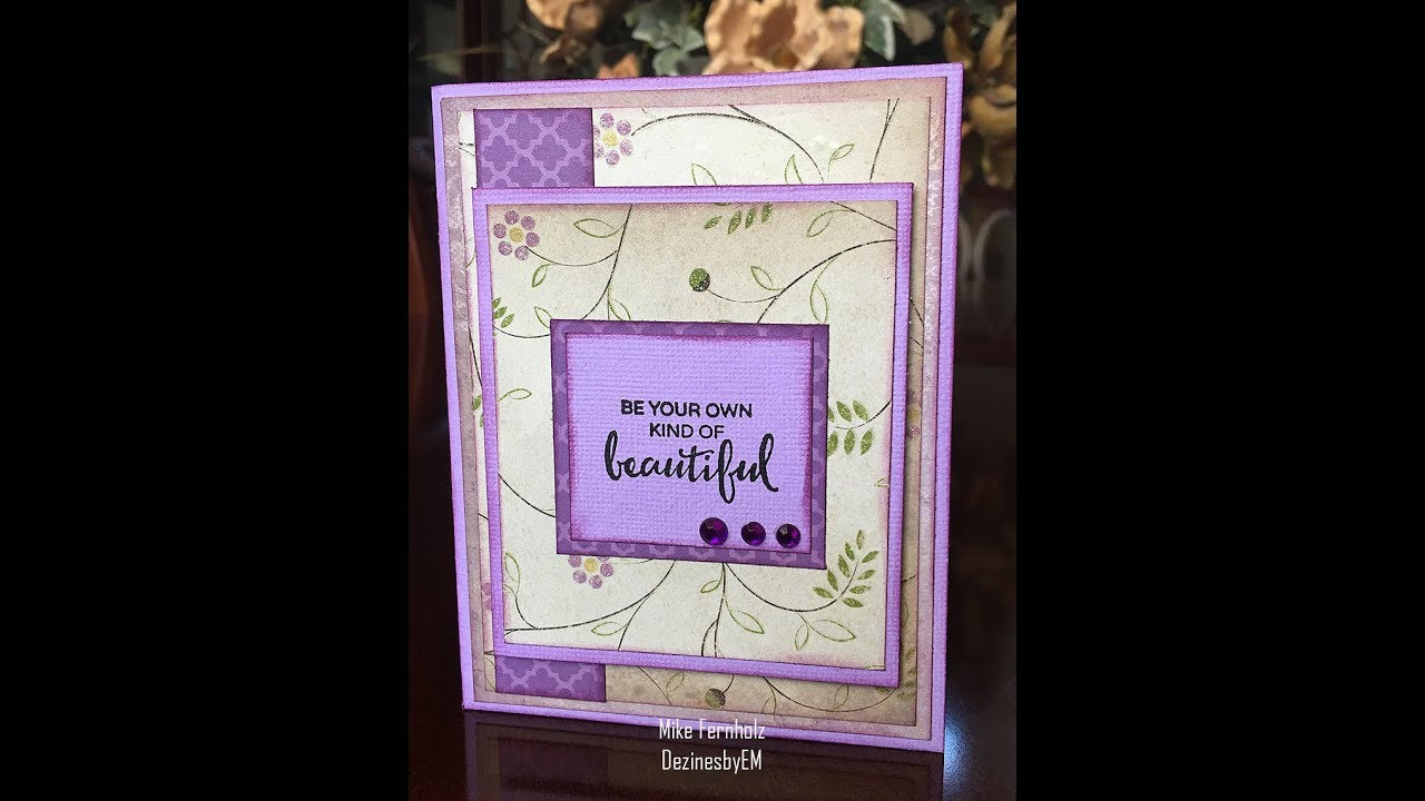 Load video: Pocket Cards are practically perfect for sharing posh presents! Thanks to our friend @dezinesbyem, we have a fantastic tutorial for your viewing pleasure! Take a peek at this fun Chateau Lavender print card that will be a favorite gift for your next wedding, birthday or anniversary card!