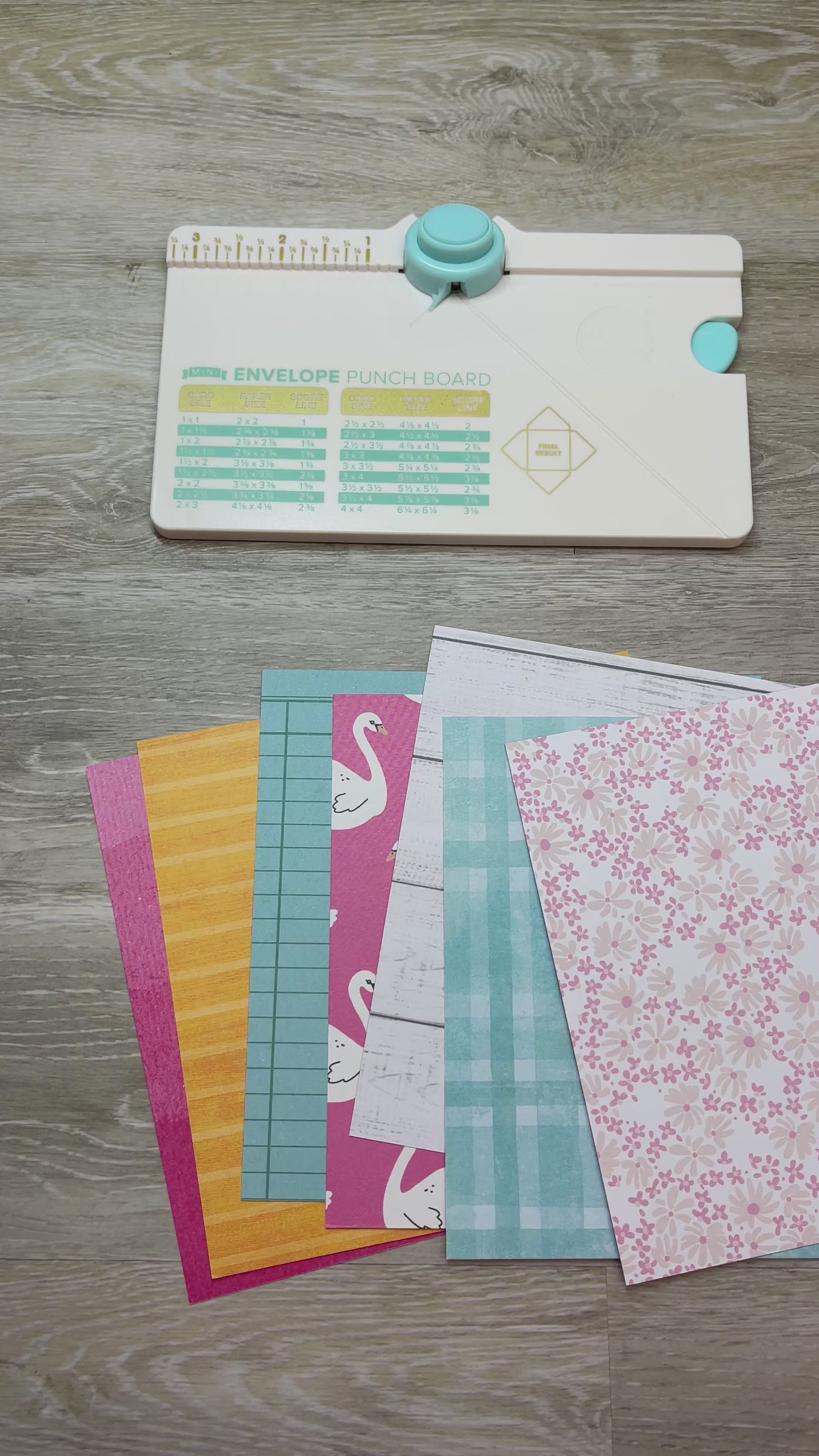 We R Makers Mini Envelope Punch Board