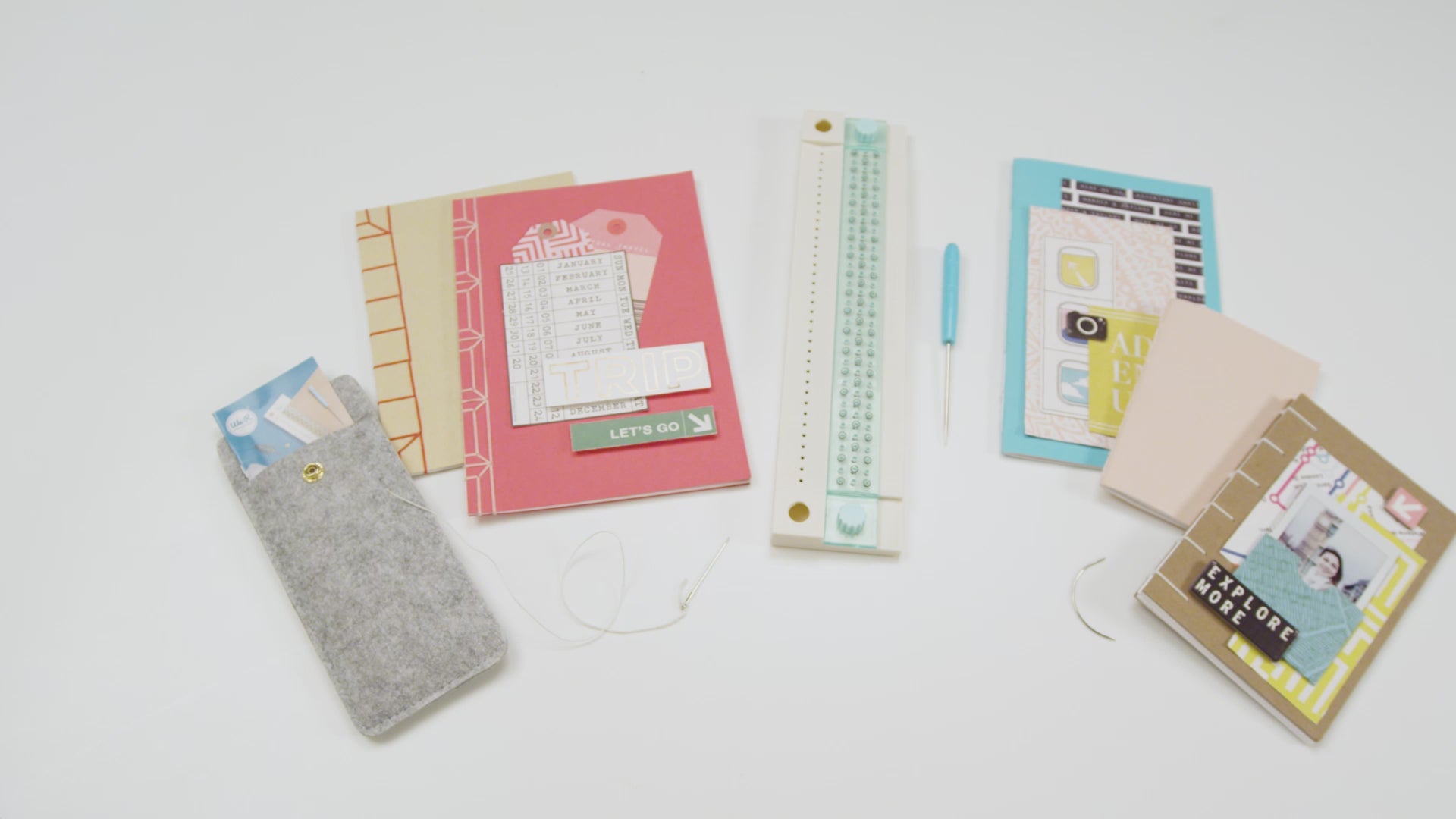 We R Makers Journal Book Binding Punch Guide Set American Crafts