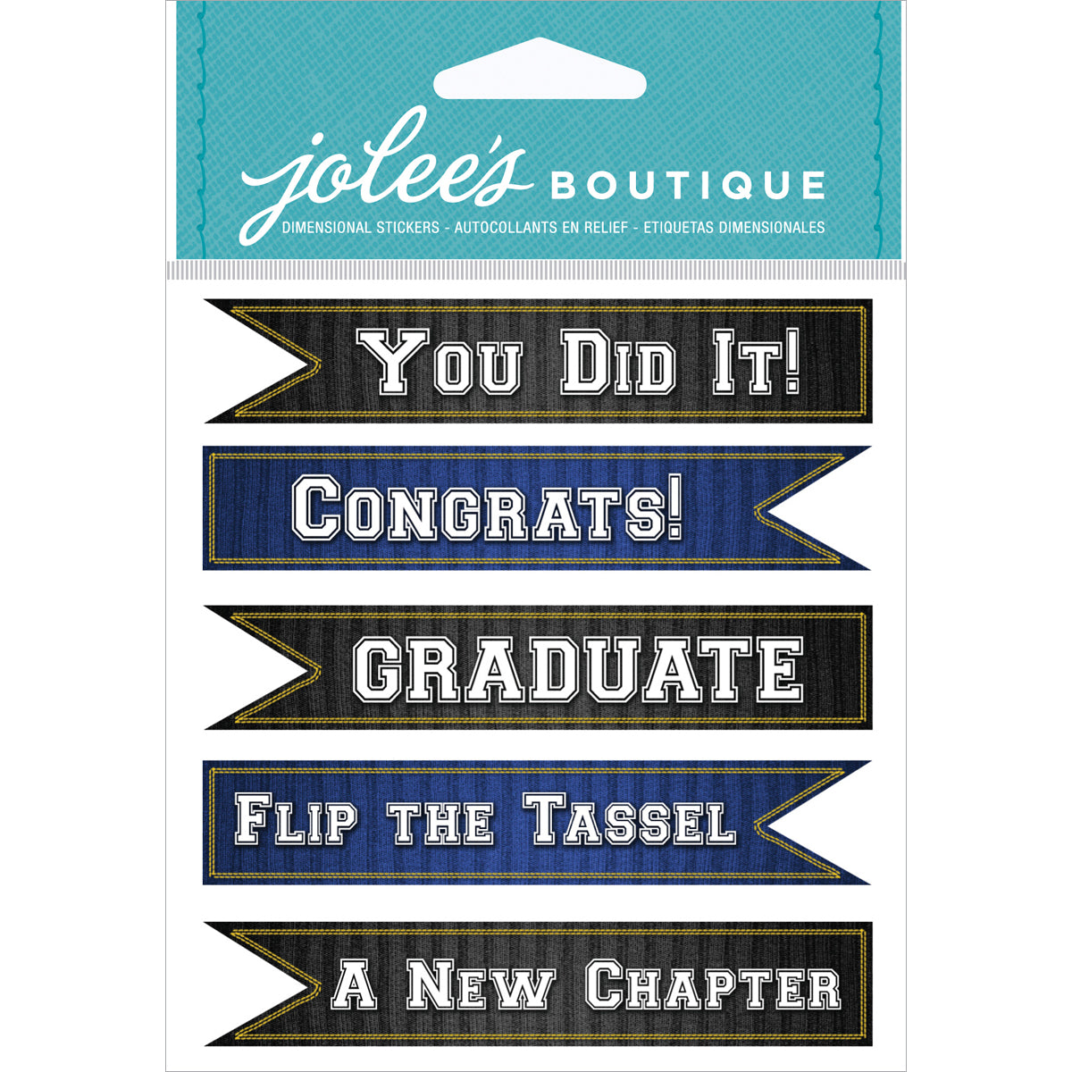 Jolee's Seasonal Stickers-Graduation Banners