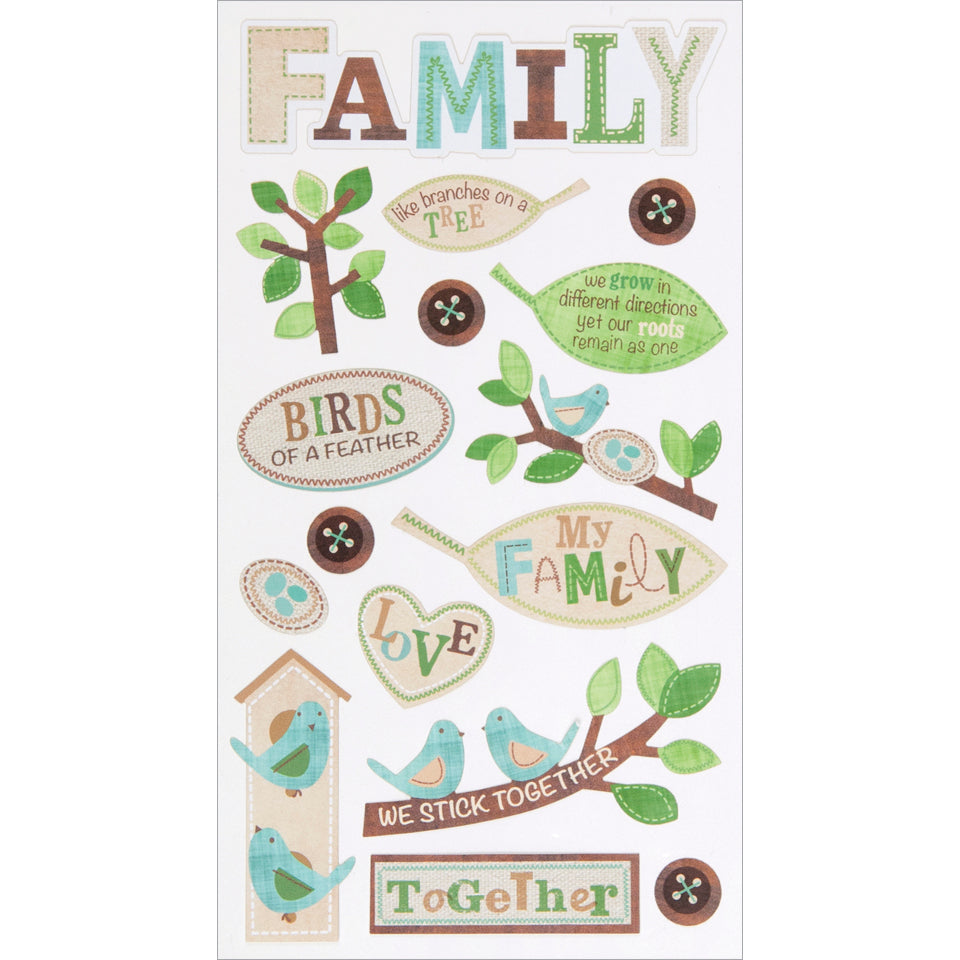 Sticko Stickers-The Family Tree