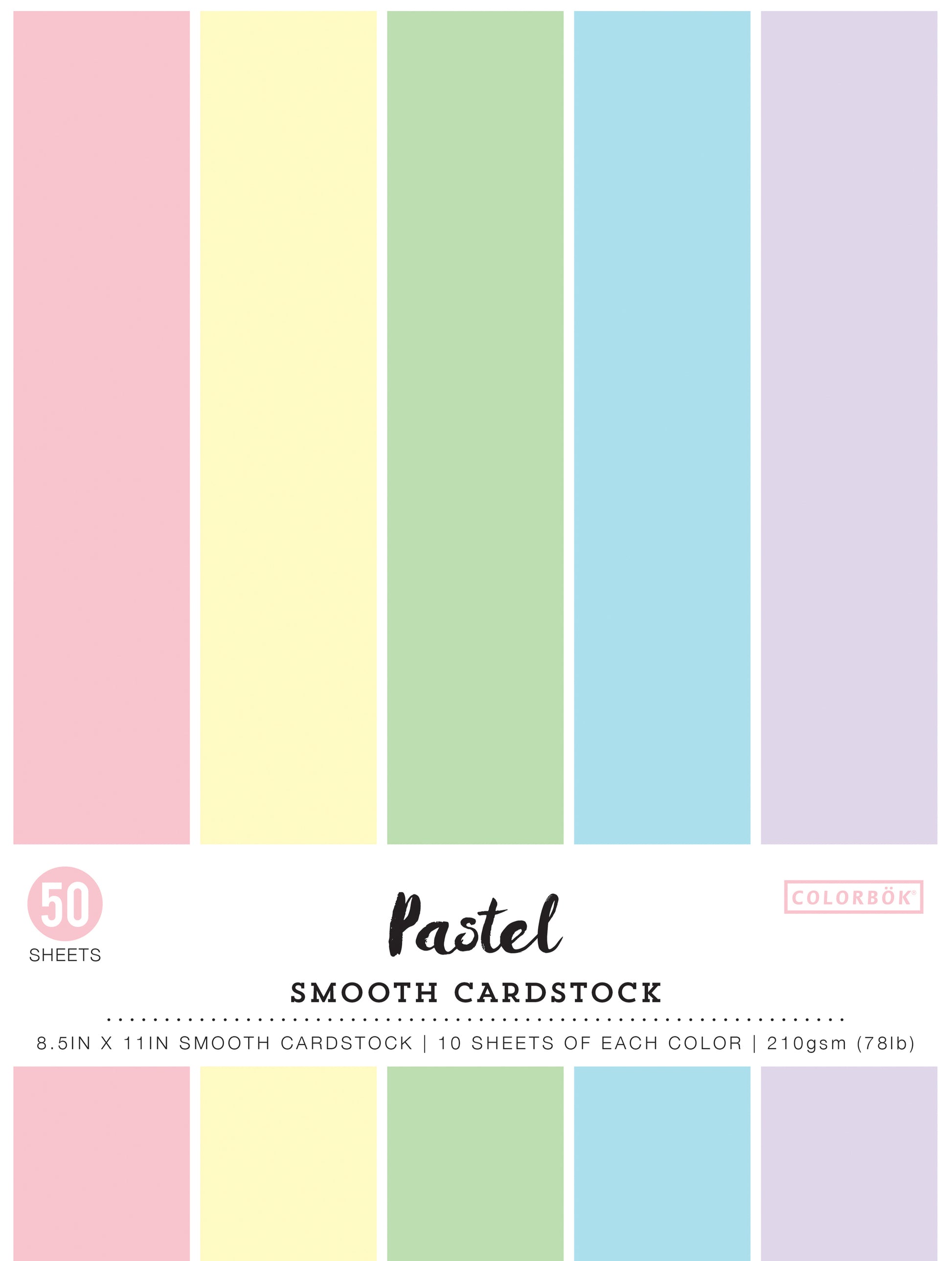 Colorbok Smooth Ivory Cardstock Paper, 8.5 x 11, 50 Sheets