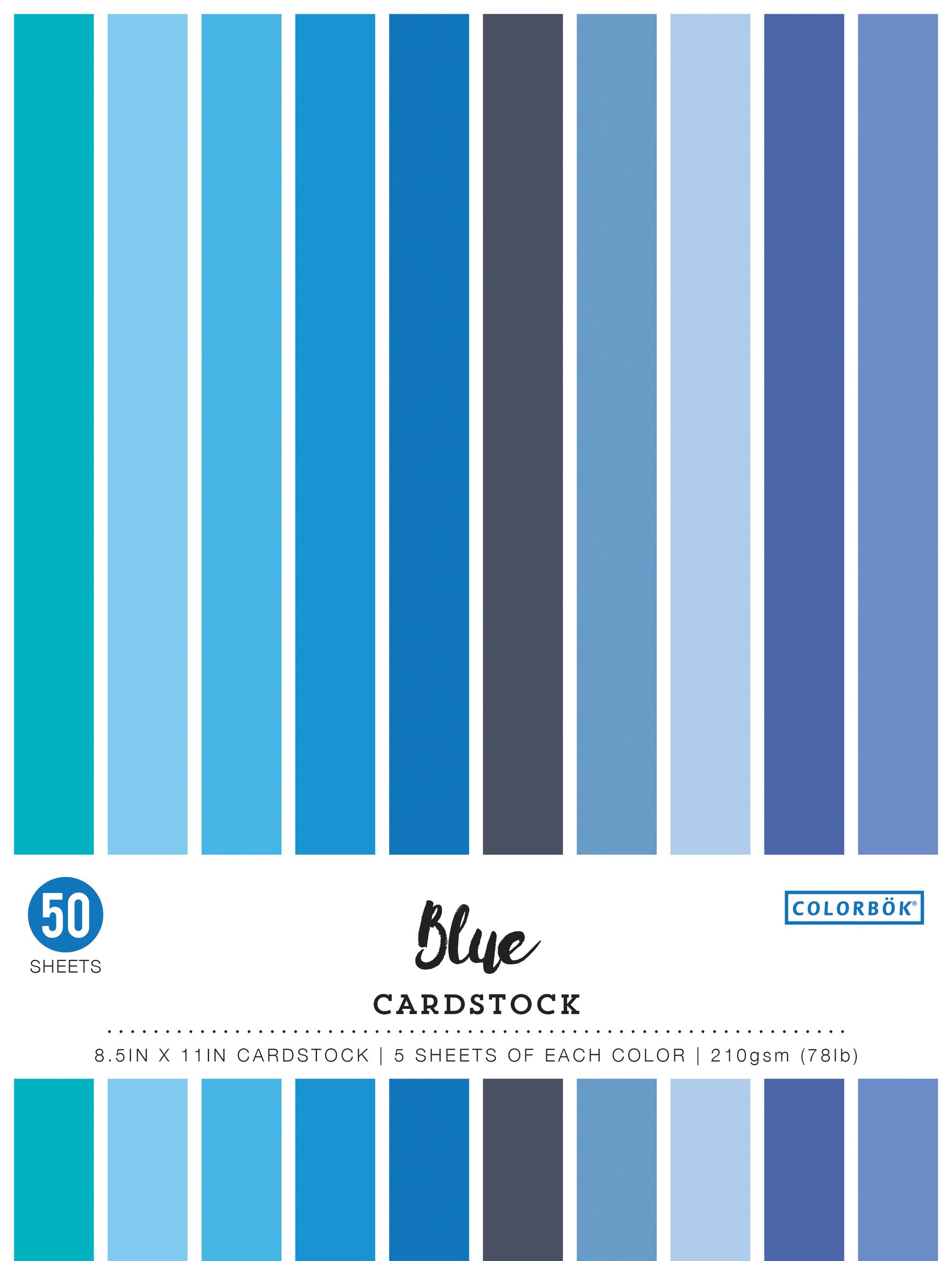 Colorbok 78lb Smooth Cardstock 8.5X11 50 Pkg Ivory