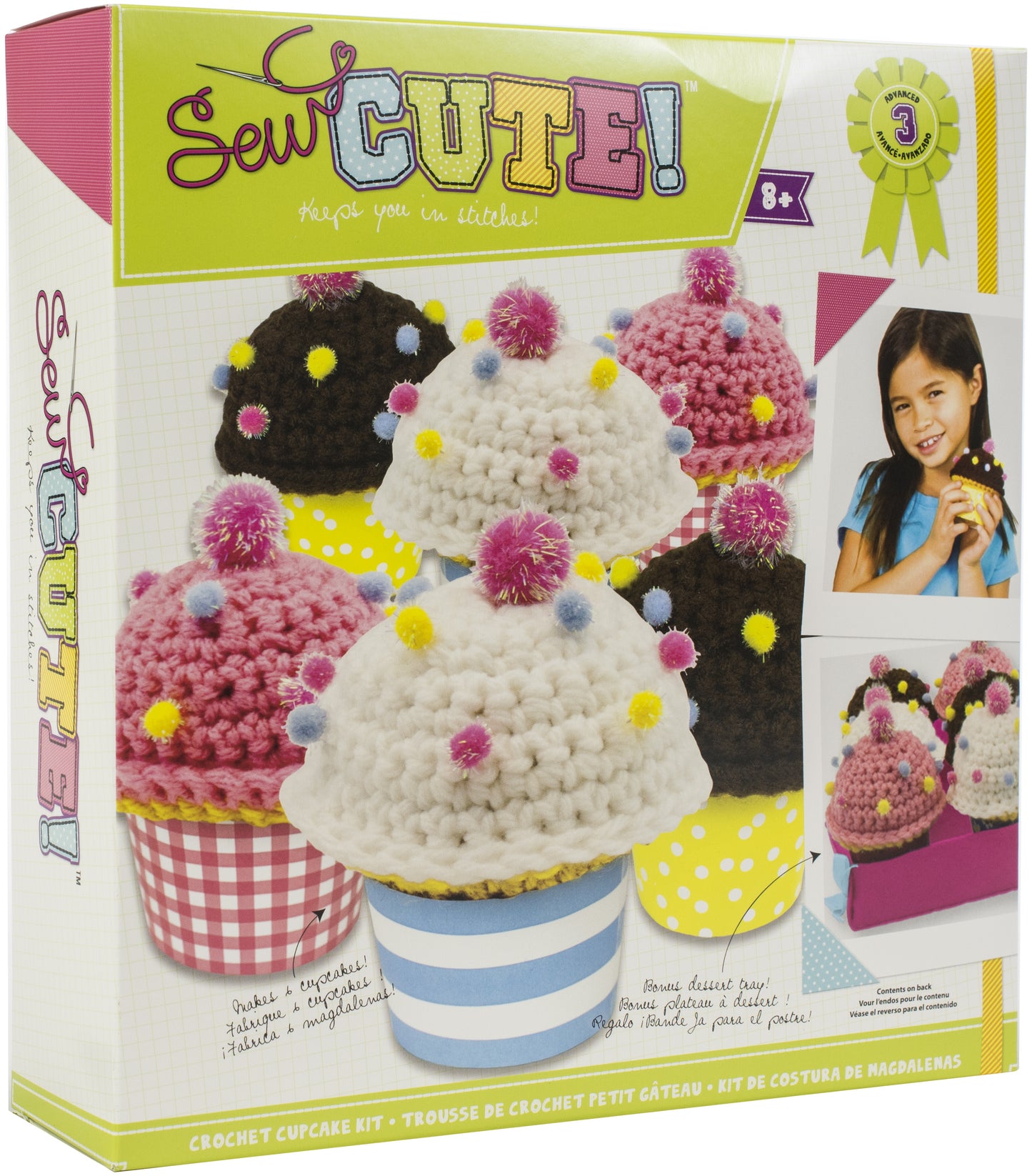 Colorbok Sew Cute! Crochet Cupcake Kit
