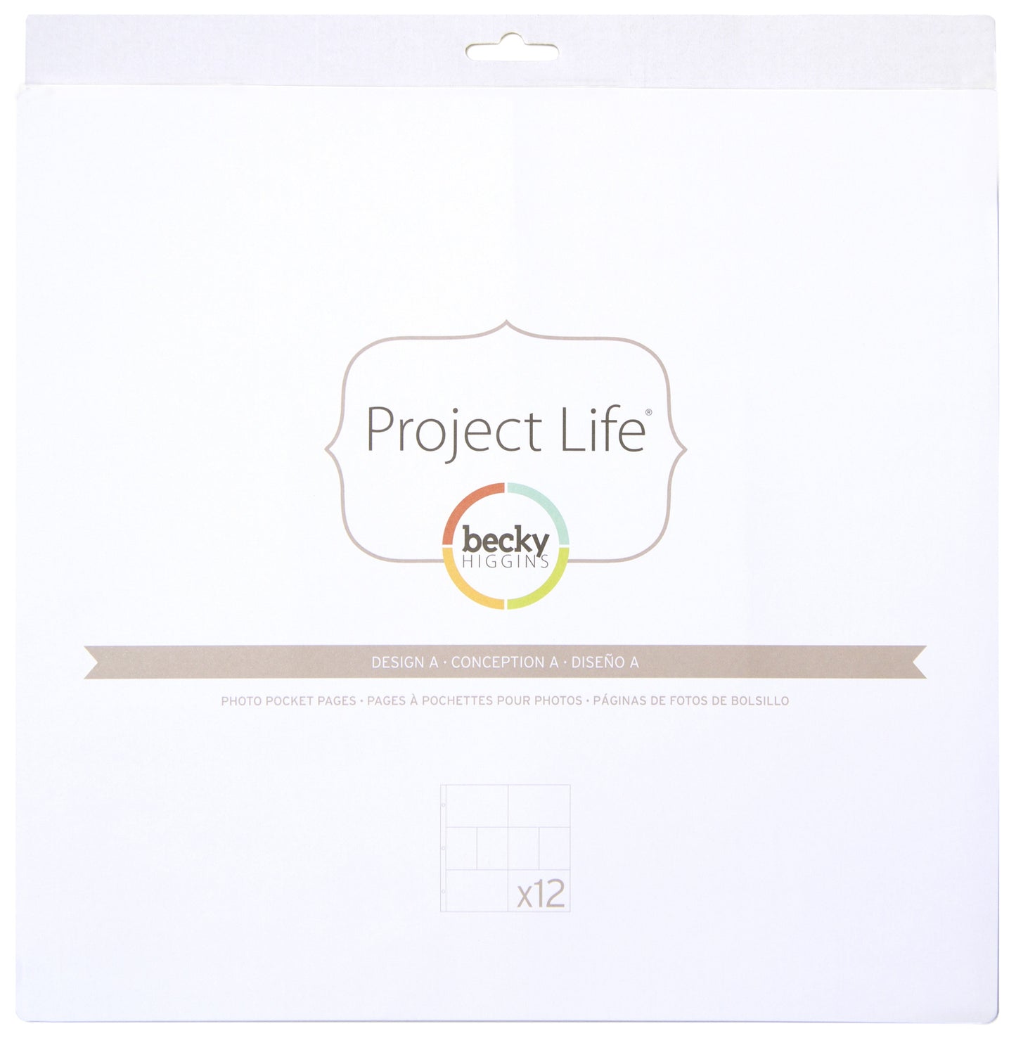 Project Life Photo Pocket Pages 12/Pkg-Design A