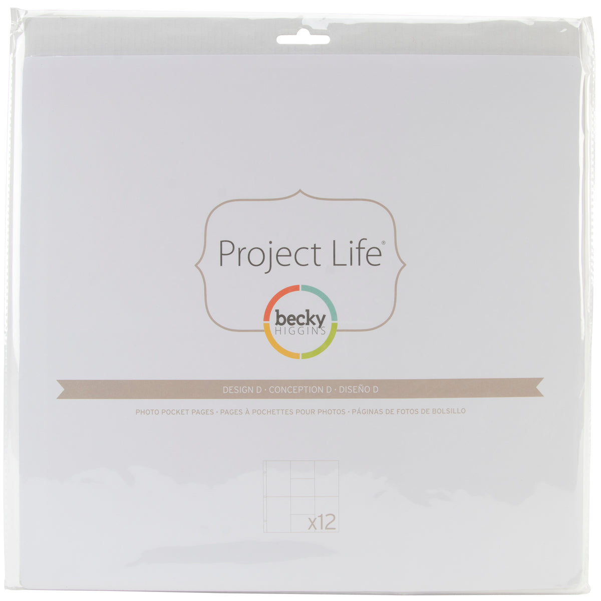 Project Life Photo Pocket Pages 12/Pkg-Design D