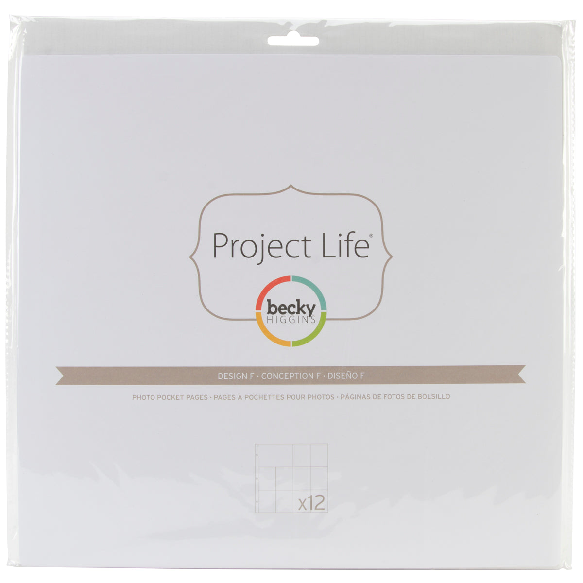 Project Life Photo Pocket Pages 12/Pkg-Design F