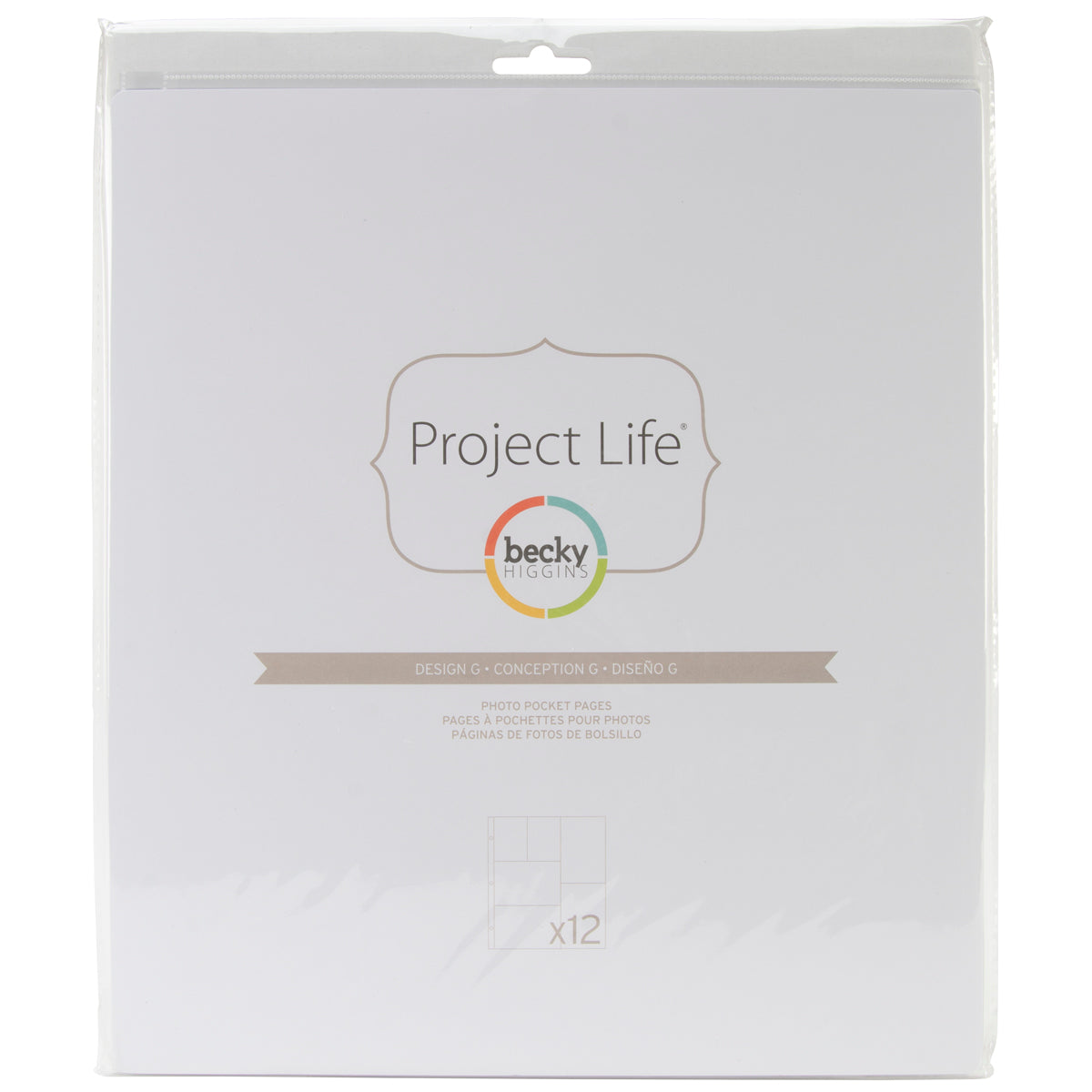 Project Life Photo Pocket Pages 12/Pkg-Design G