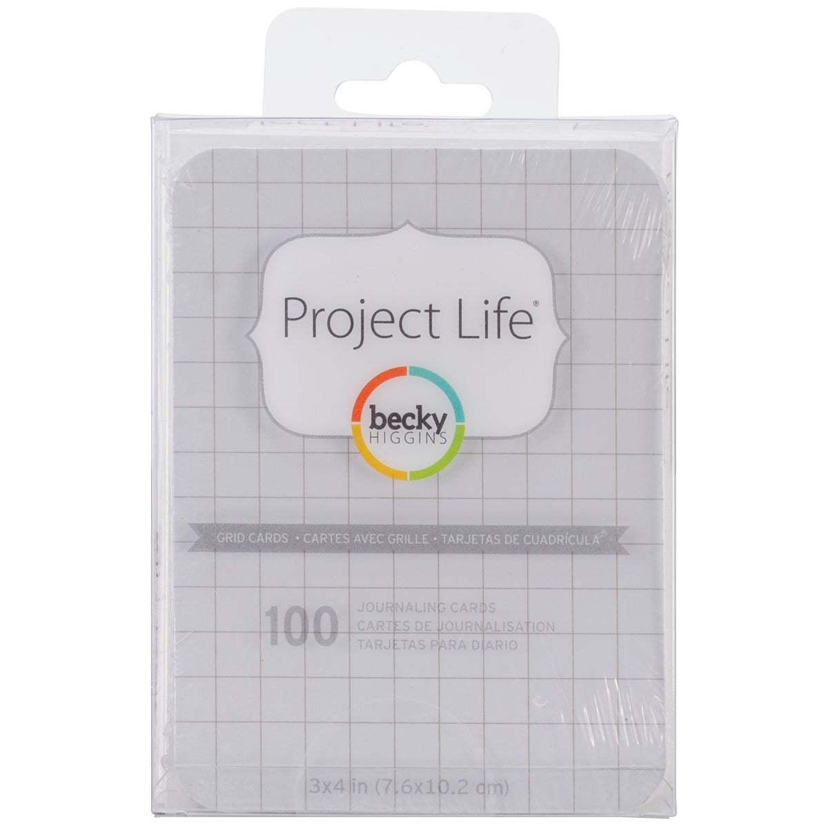 Project Life 3"X4" Cards 100/Pkg-Grid