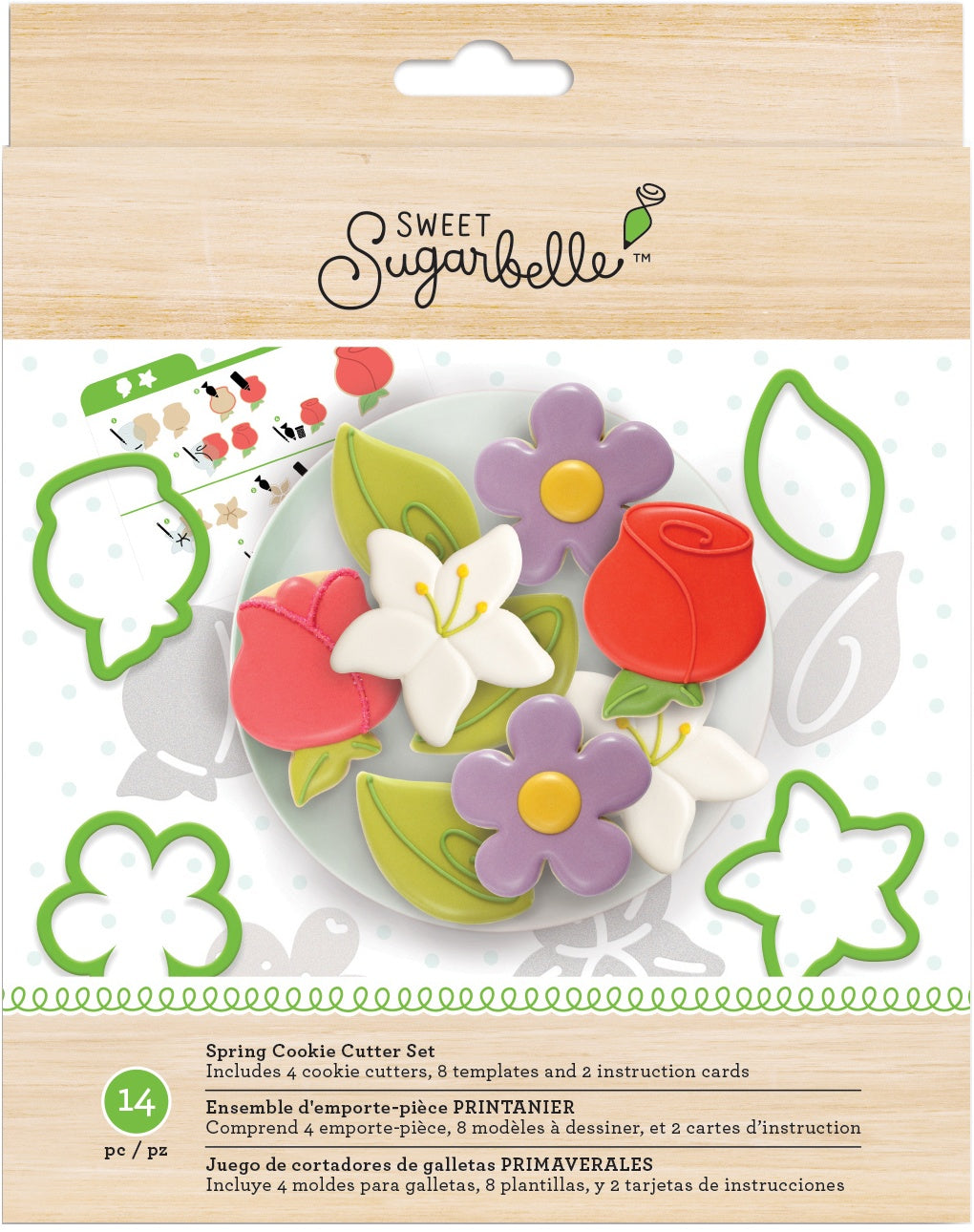 Sweet Sugarbelle Cookie Cutter Set 14/Pkg-Spring