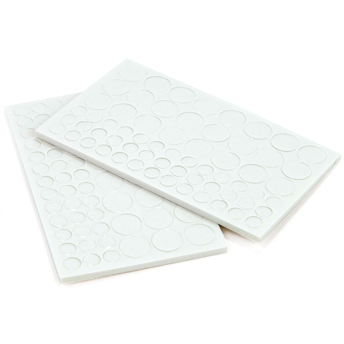 EK Tools 3D Dots Foam Dot Adhesive - 0.125" Thick White Circles, 126 pack
