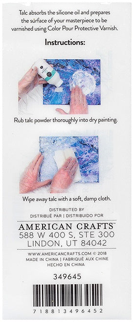 American Crafts Color Pour Talc Powder 3.5oz