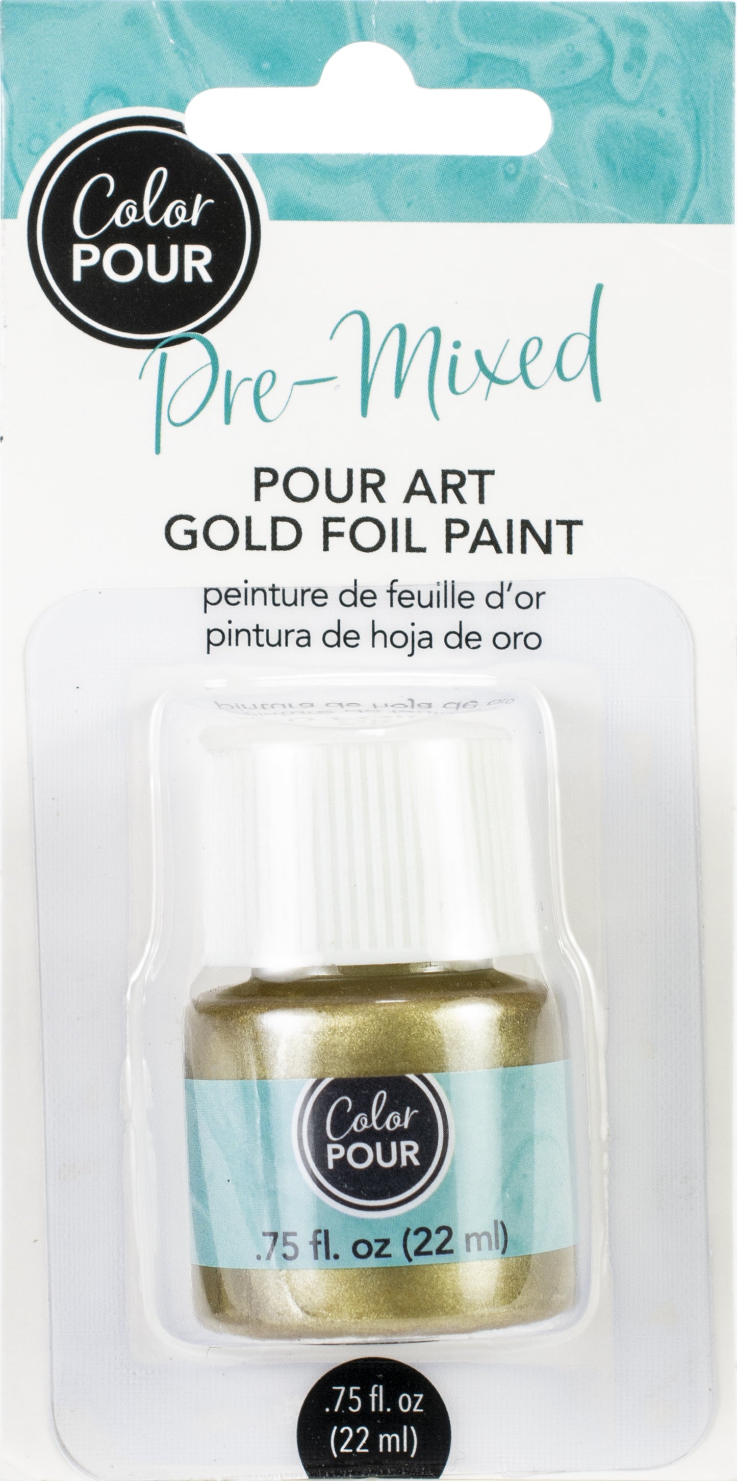 American Crafts™ Color Pour Gold Pre-Mixed Metallic Pouring Paint