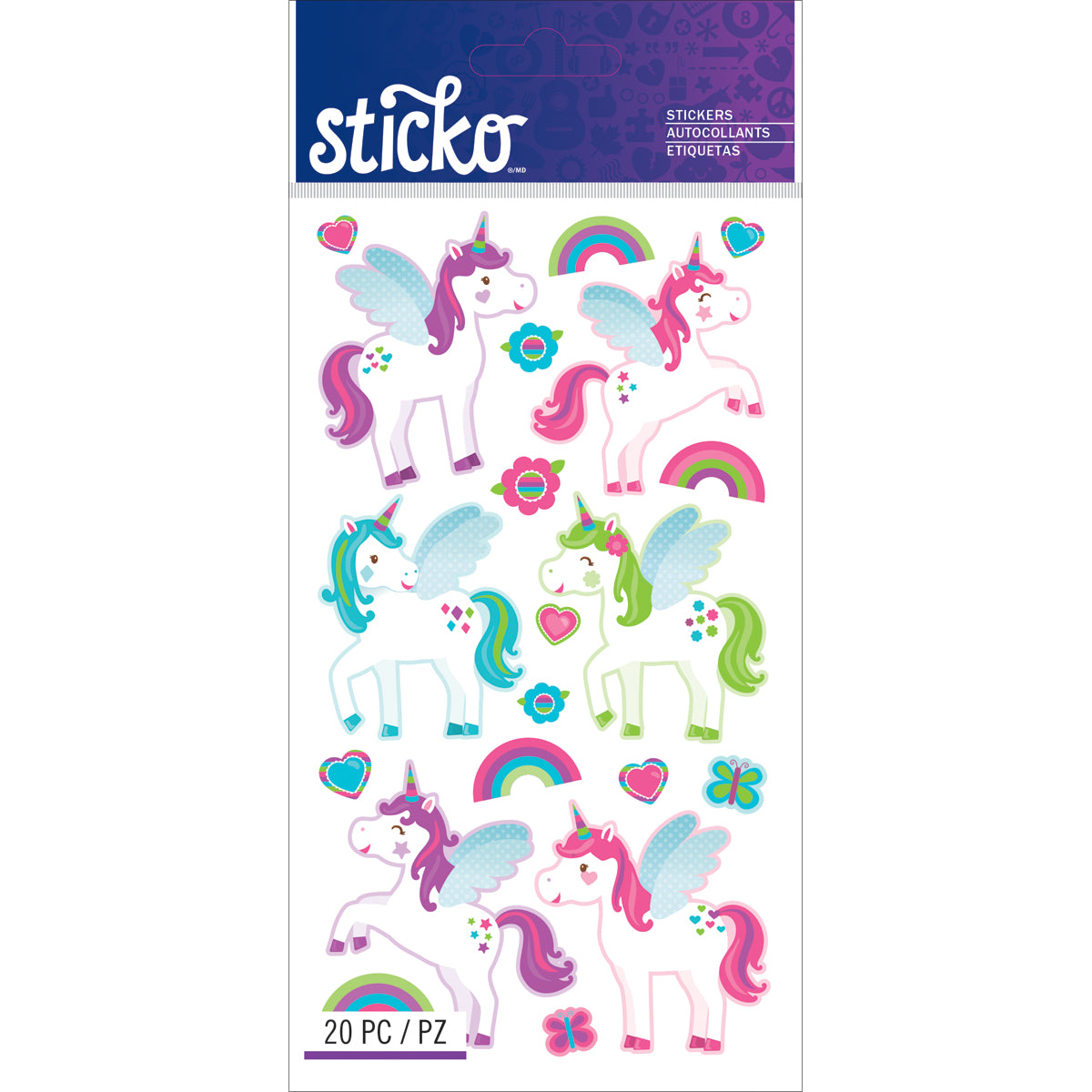 Sticko Stickers-Unicorns