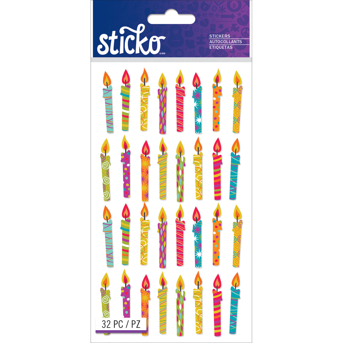 Sticko Stickers-Birthday Candle