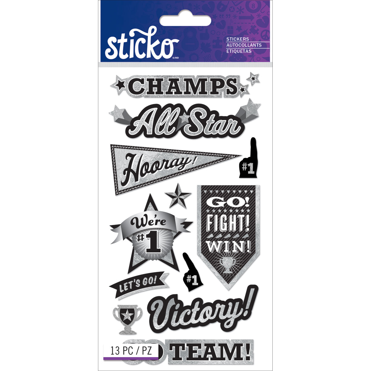 Sticko Stickers-Sports Words