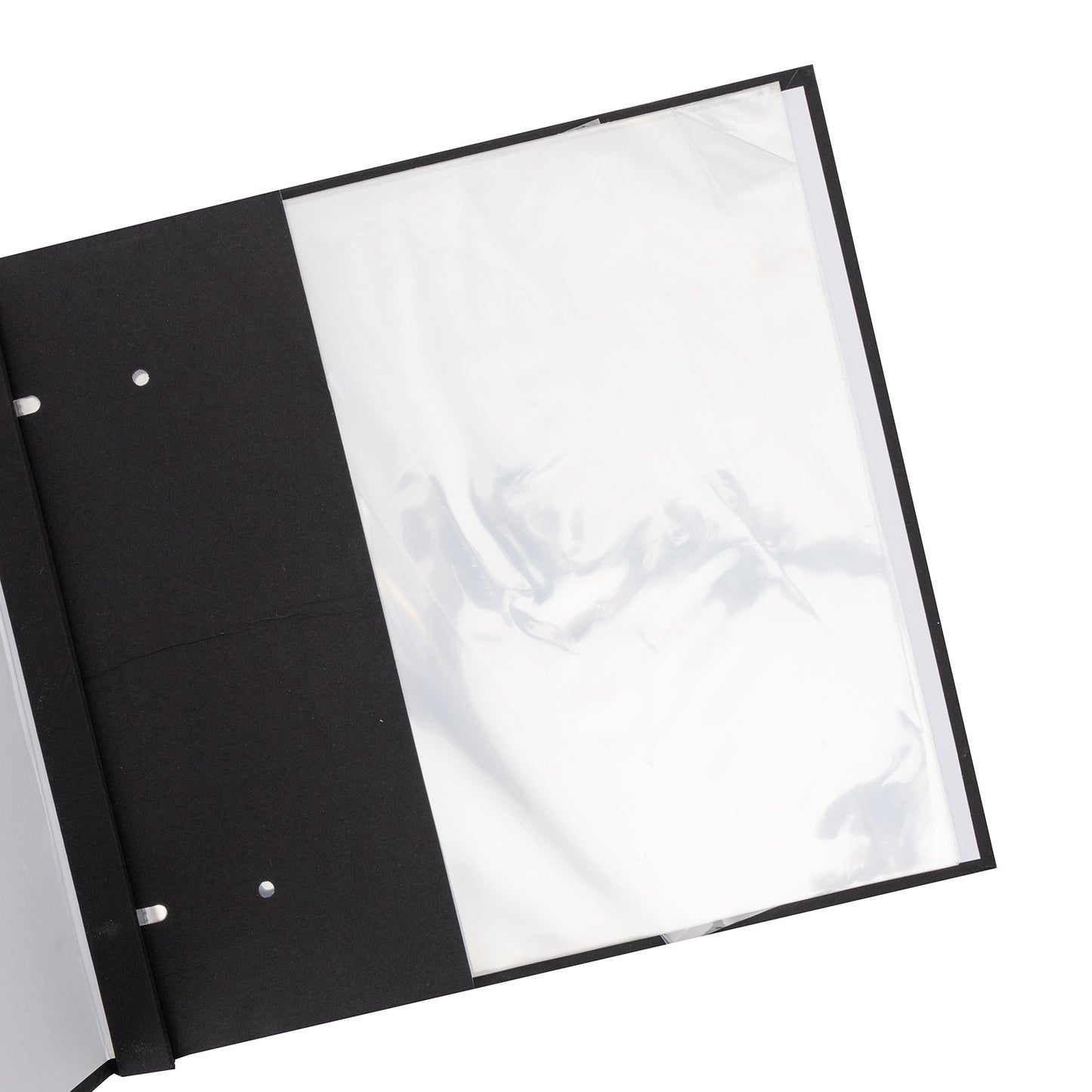 Colorbok Post Bound Fabric Album 12"X12"-Black