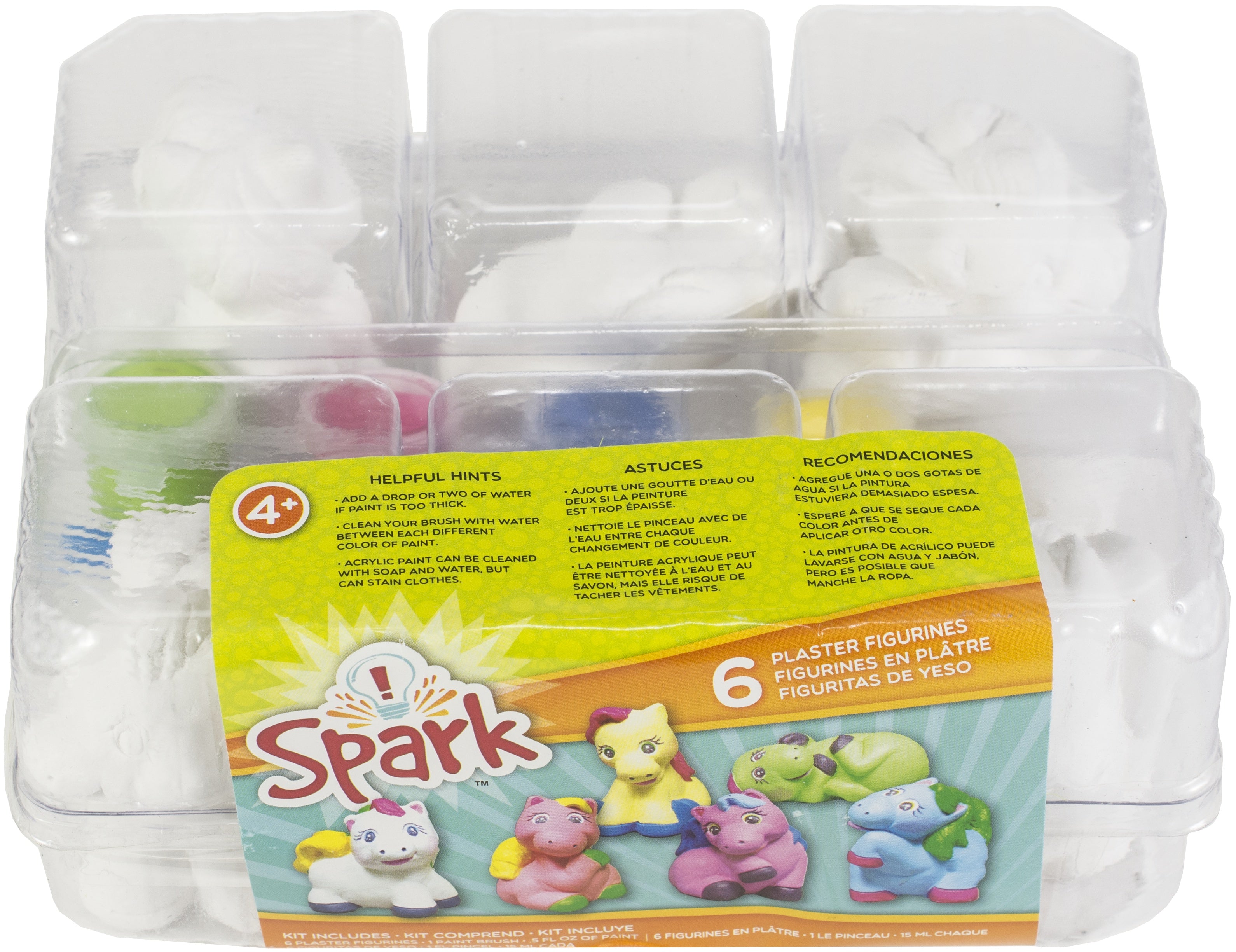 Spark Plaster Paint Your Own Ponies - Makes 6