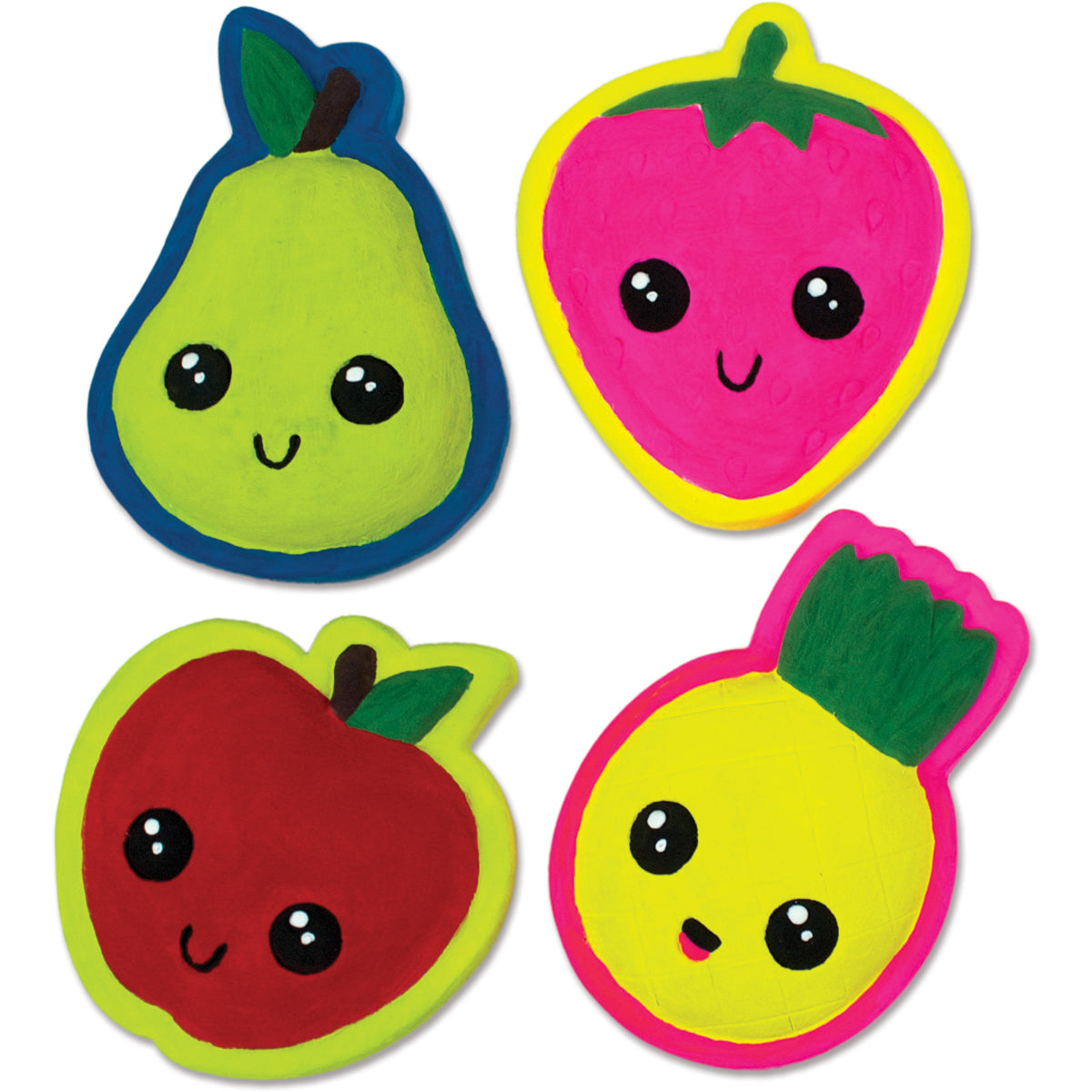 Spark Plaster Paint Your Own Fruit Magnet Kit - Makes 4
