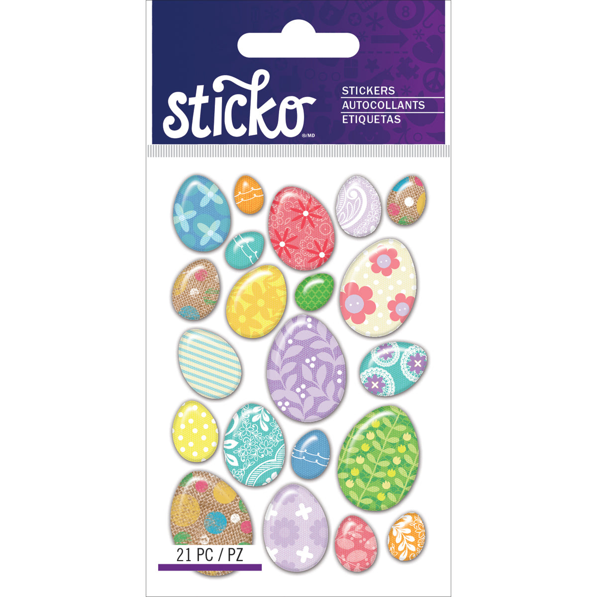 Sticko Stickers-Easter Eggs