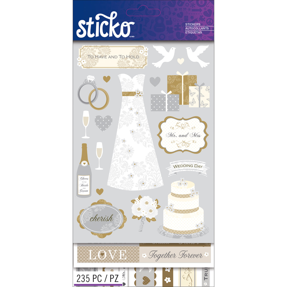 Sticko Flip Pack-Wedding