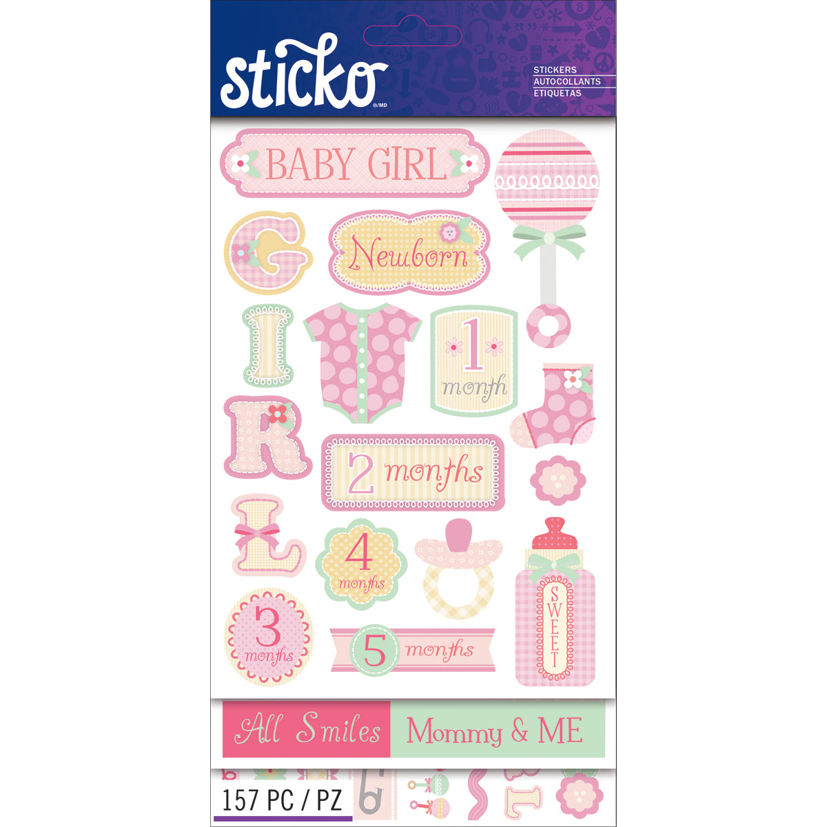 Sticko Flip Pack-Baby Girl