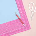 Load image into Gallery viewer, Pink Double-Sided Self-Healing Cutting Mat-18"X24"
