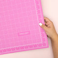 Load image into Gallery viewer, Pink Double-Sided Self-Healing Cutting Mat-18"X24"
