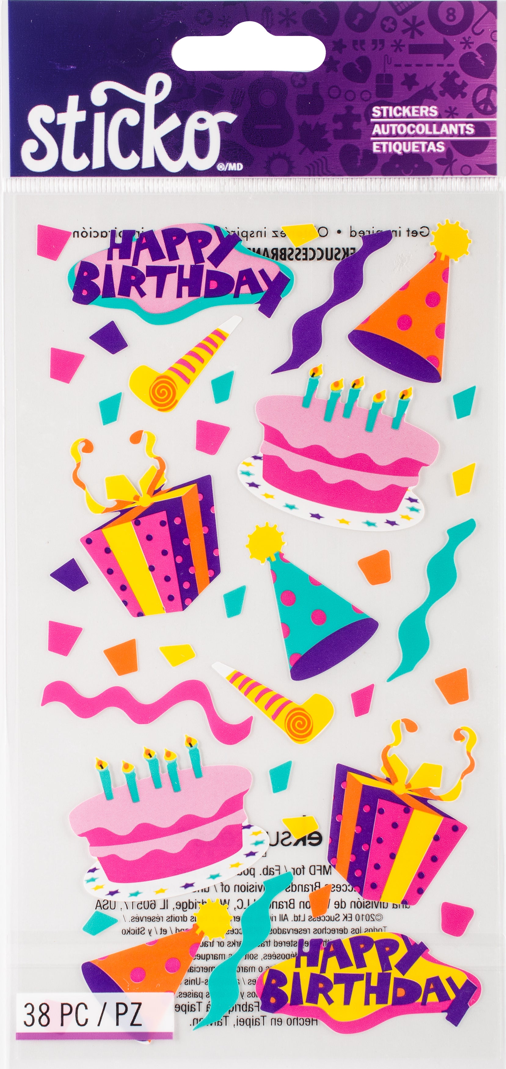 Sticko Stickers-Birthday Fun