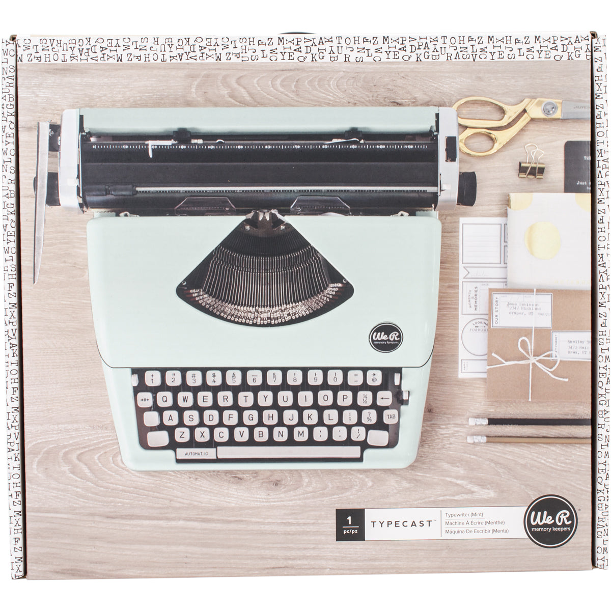 We R Typecast Typewriter-Mint