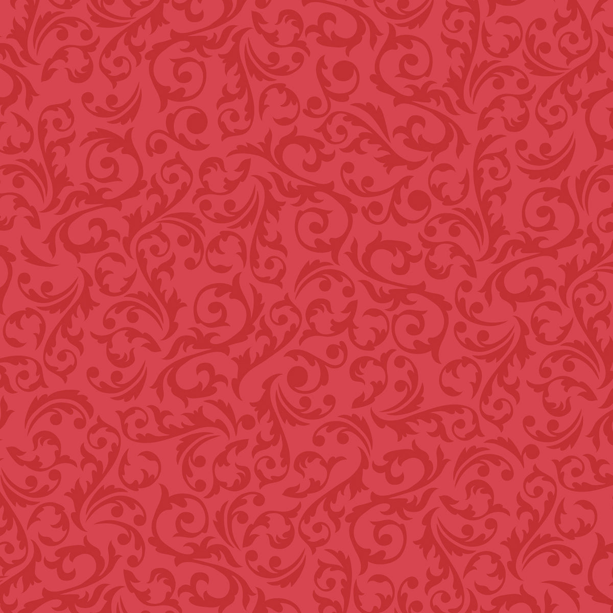 Core'dinations Core Basics Patterned Cardstock 12"X12"-Red Damask