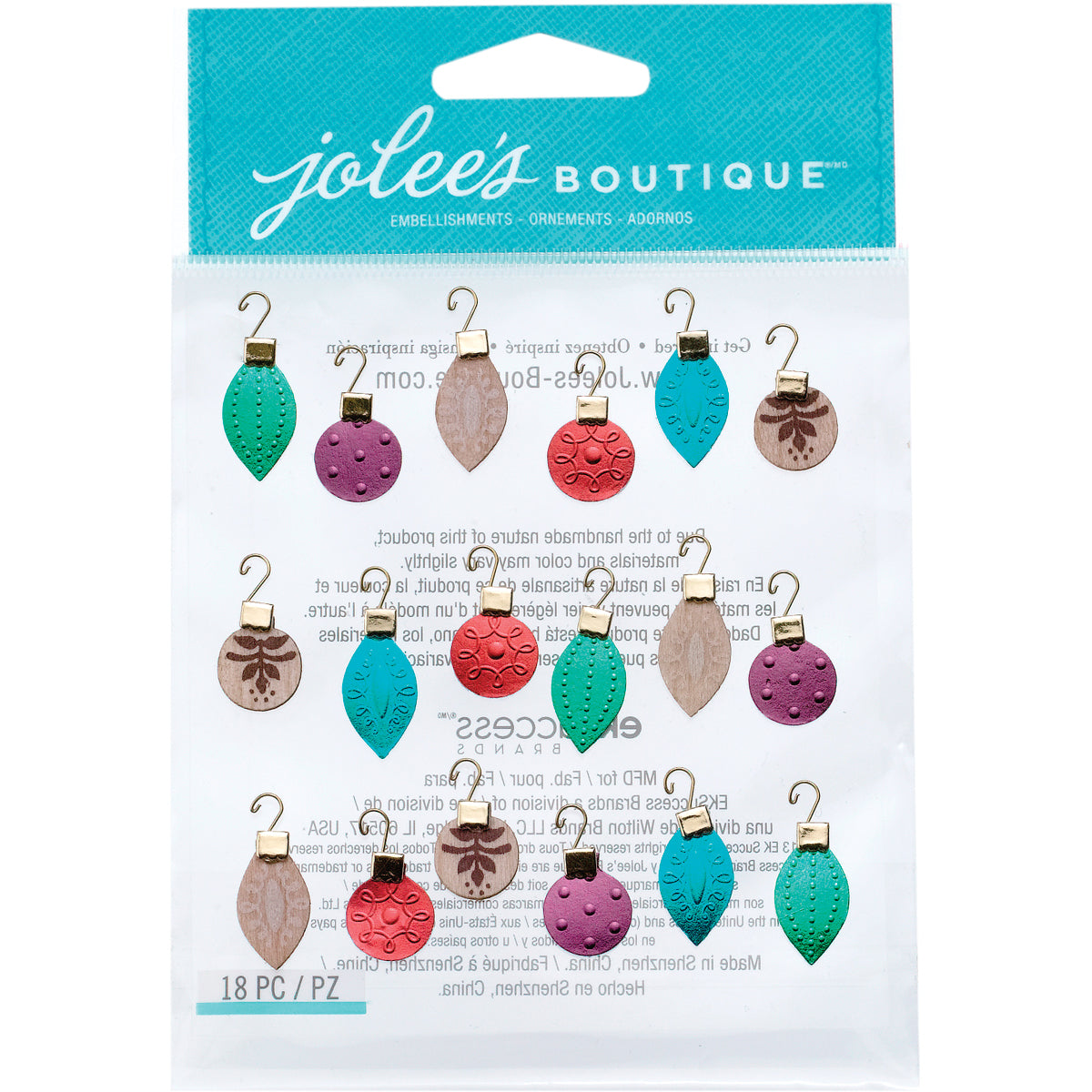 Jolee's Boutique Dimensional Stickers-Ornaments