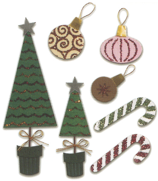Jolee's Boutique Dimensional Stickers-Christmas Decorations