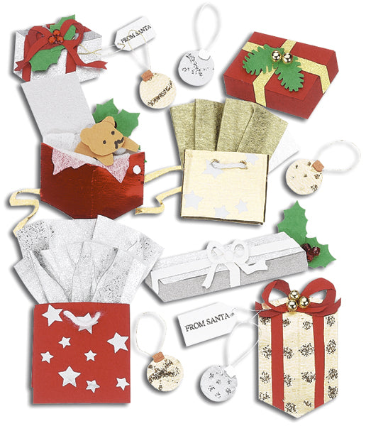 Jolee's Boutique Dimensional Stickers-Christmas Gifts