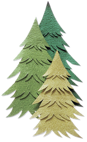 Jolee's By You Dimensional Stickers-Pine Tree Green
