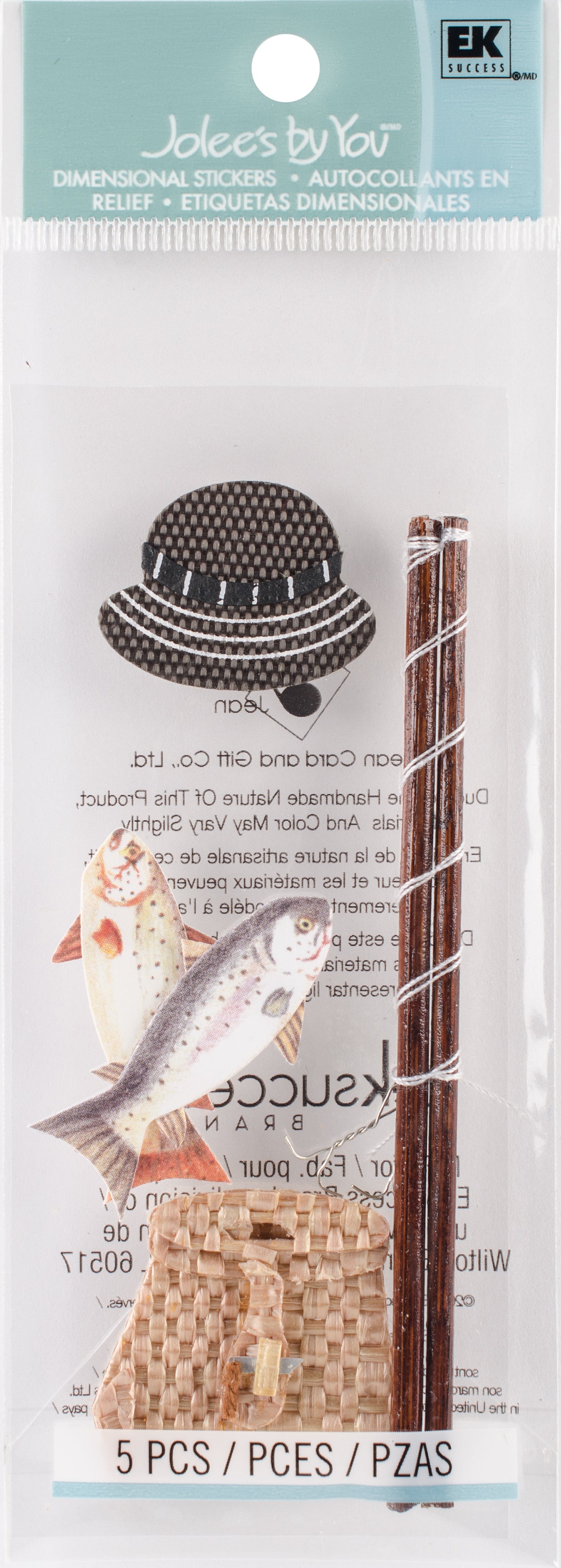 Jolee's By You Dimensional Stickers-Fishing