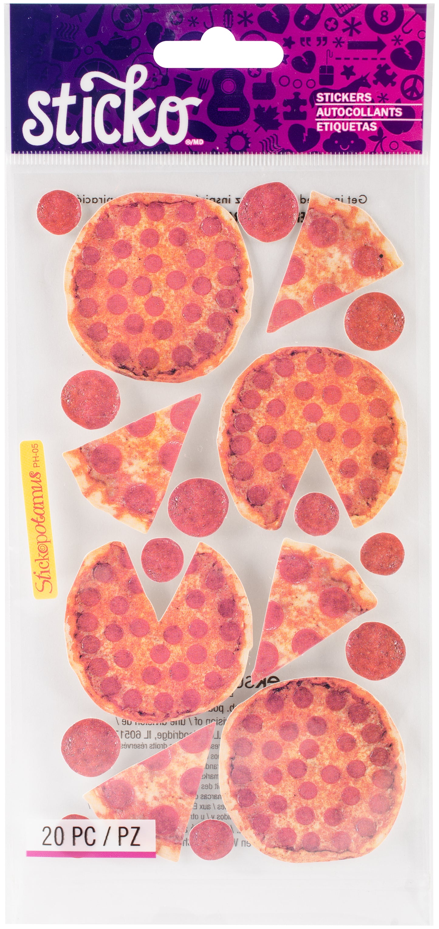 Sticko Stickers-Pizza