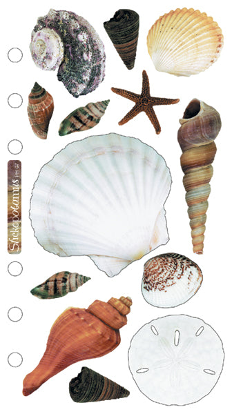 Sticko Stickers-Seashells