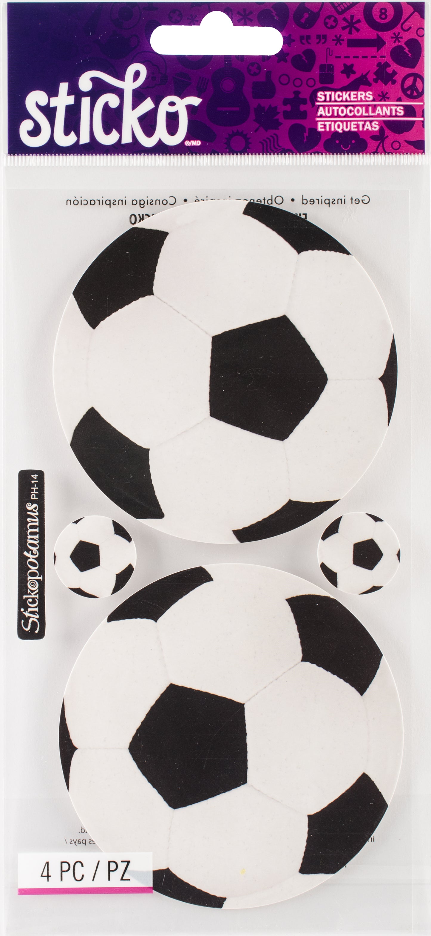 Sticko Stickers-Soccer Balls