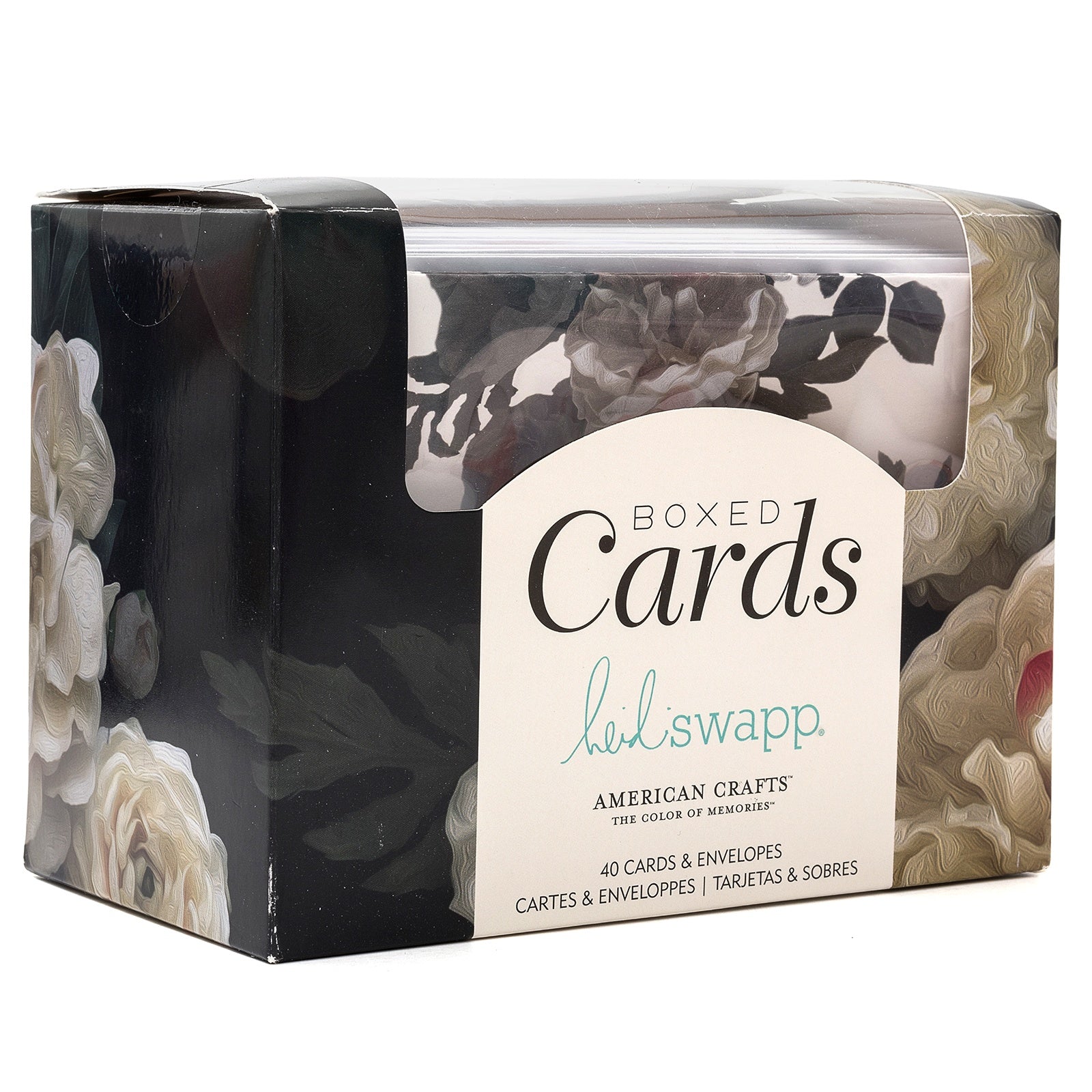 Heidi Swapp A2 Cards W/Envelopes (4.375"X5.75") 40/Box-Magnolia Jane