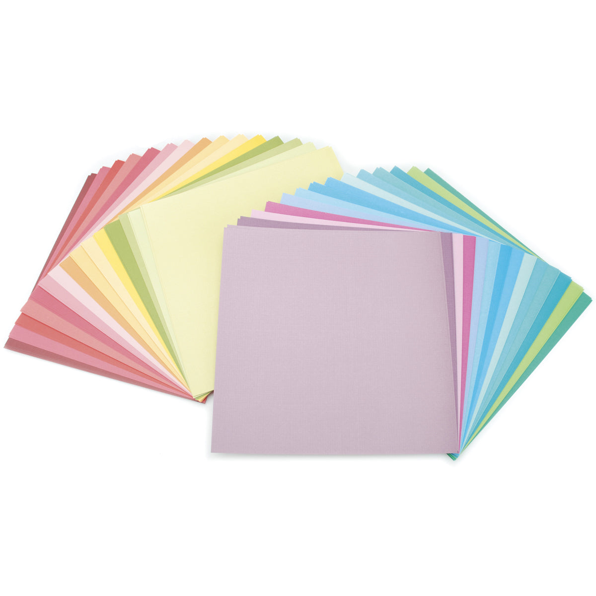DCWV 12x12" Cardstock Stack - Brights with White Core