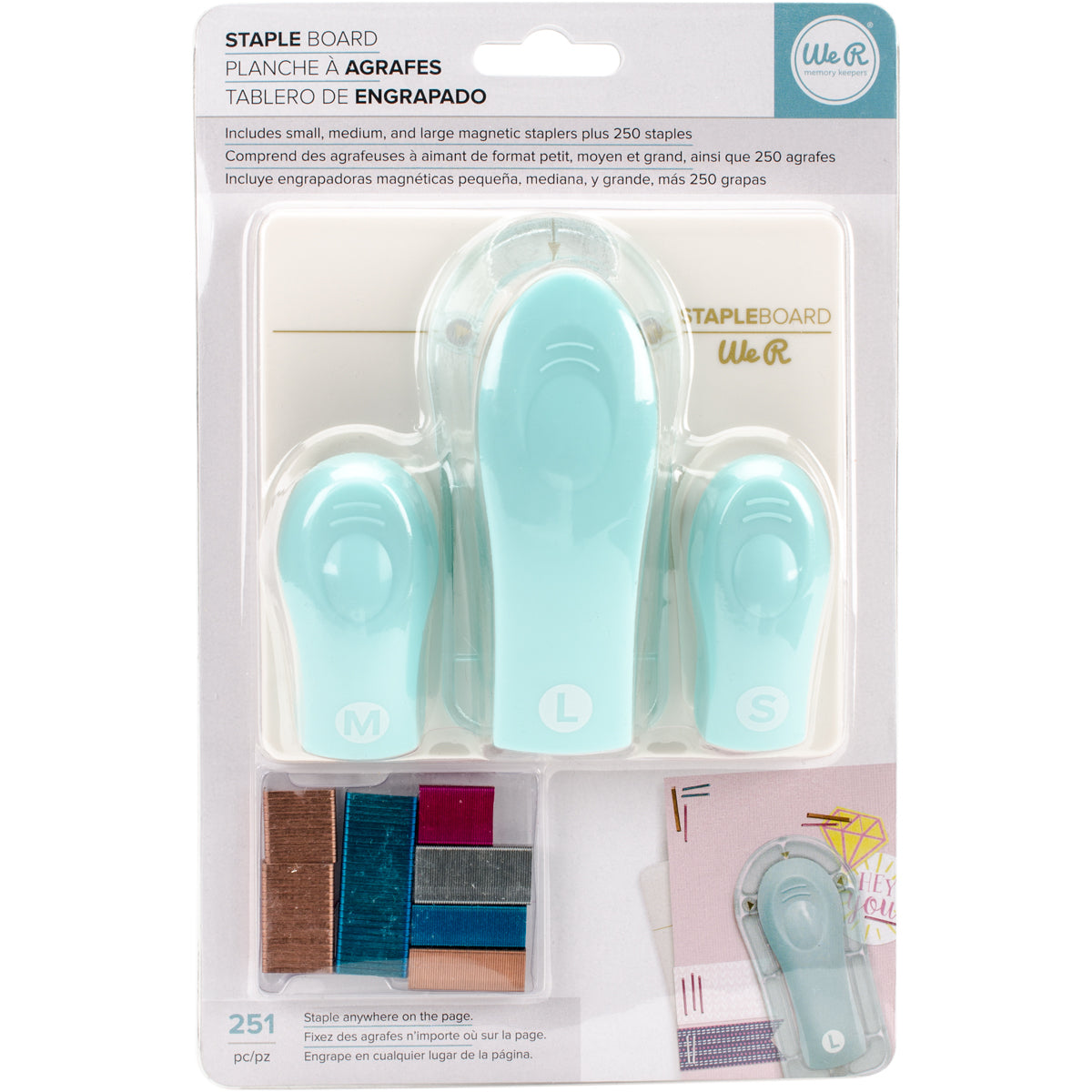 We R Magnetic Staple Board-251 Pieces