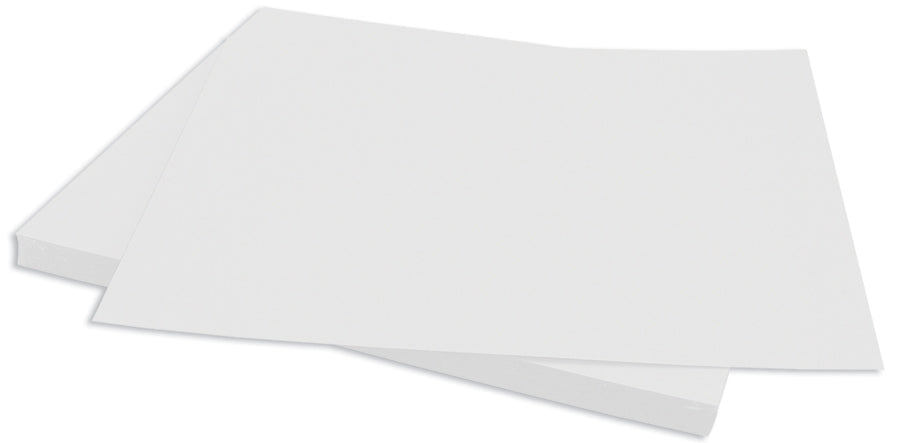 Bazzill Classic 8.5x11" Cardstock - White/Classic, 25 pack