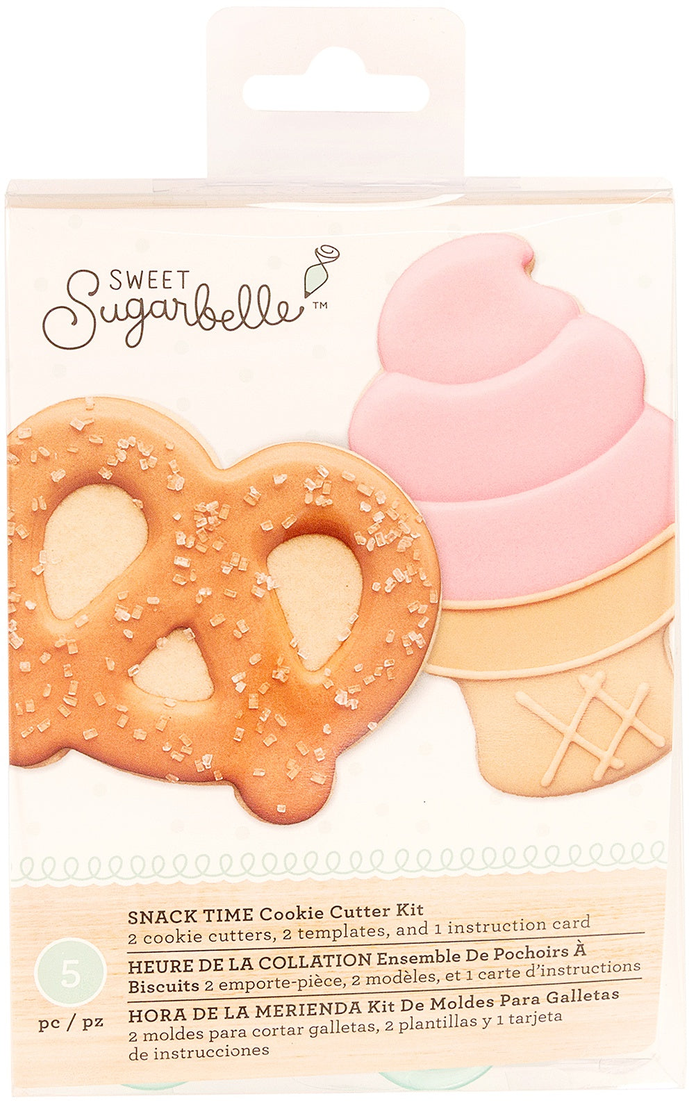 Sweet Sugarbelle Specialty Cookie Cutter Set 5/Pkg-Snack Time