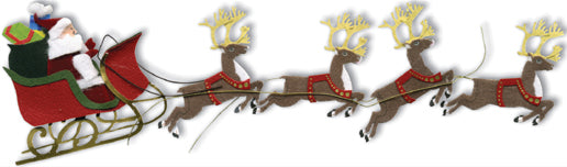 Jolee's By You Dimensional Stickers-Sleigh & Reindeer