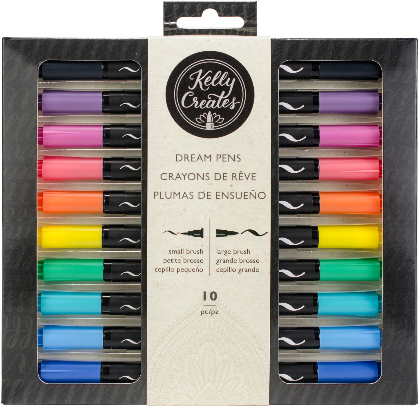 Kelly Creates Dream Pens 10/Pkg-Rainbow